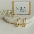 Eva Double Hoop Earrings