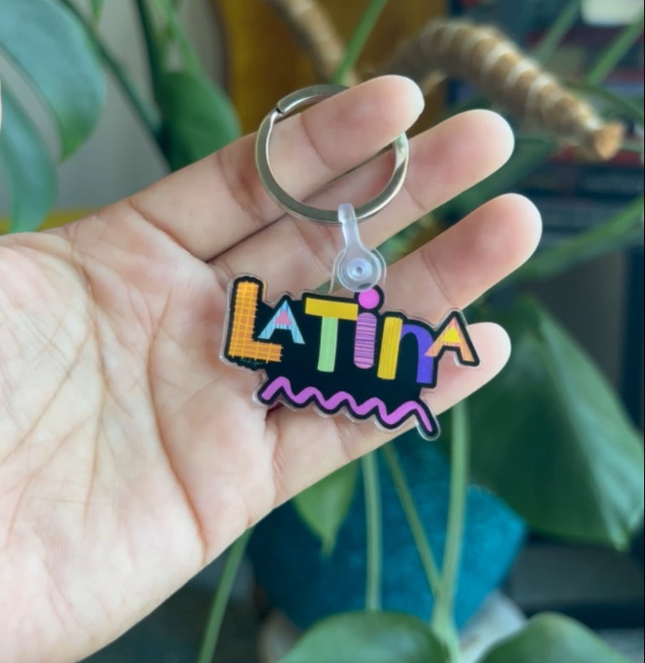 Latina keychain