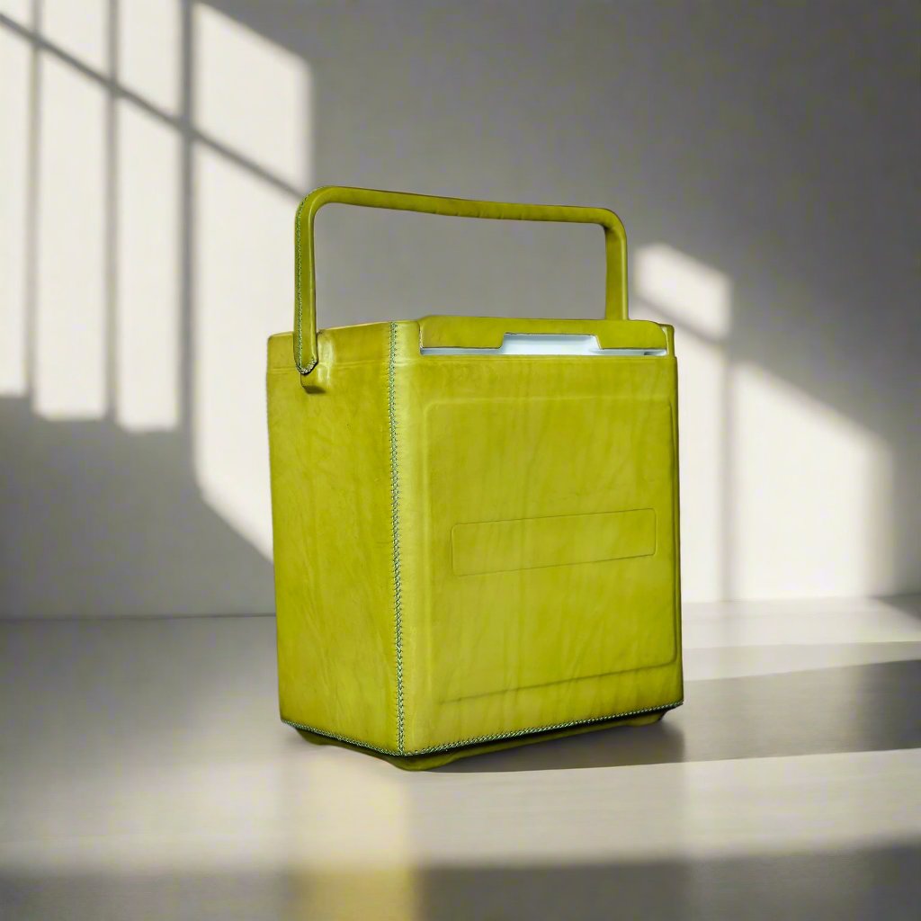 La Fiesta | Tall Leather Cooler with Handle (18Q)