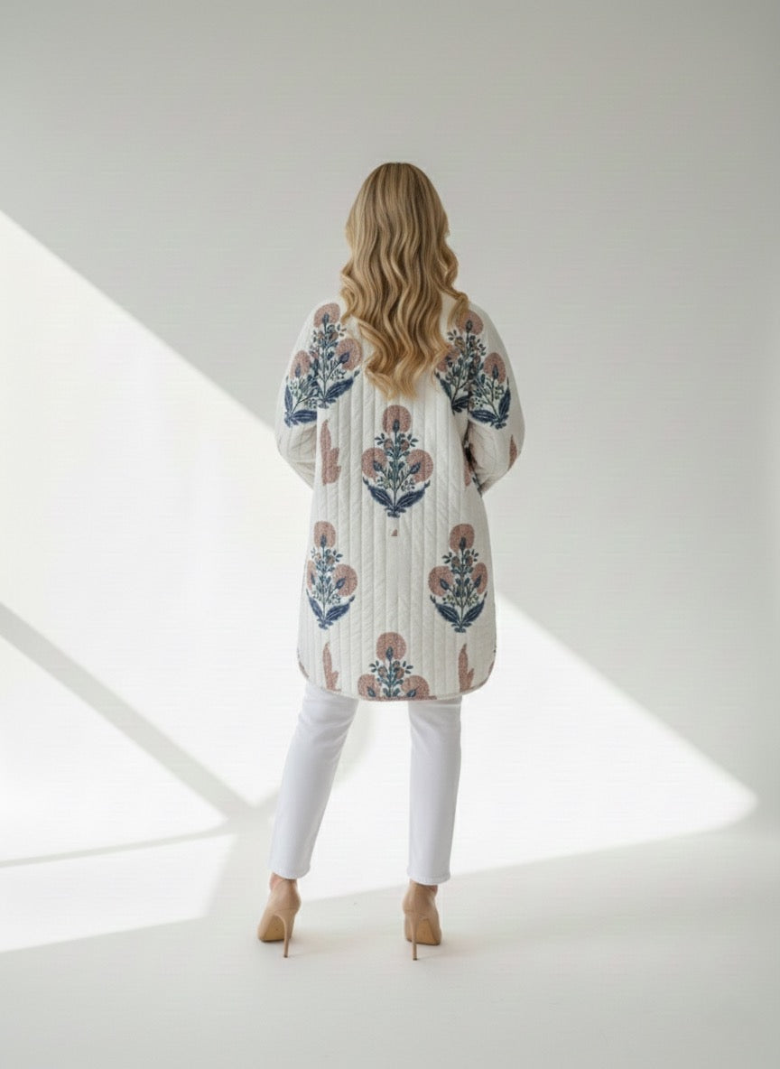 Quilted Cocoon Jacket