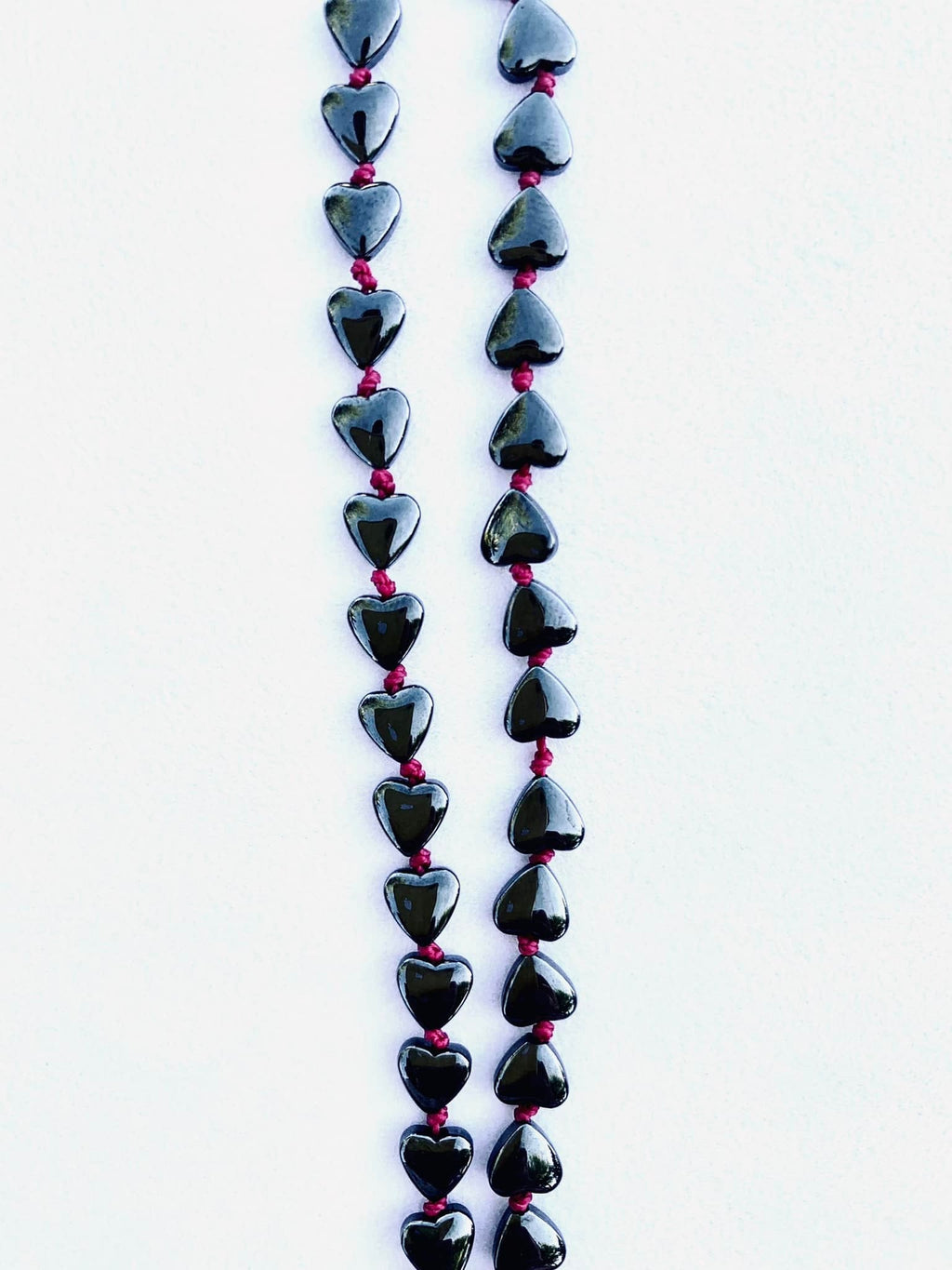 Gefion Mala - First Love - Puffy Heart Hematite