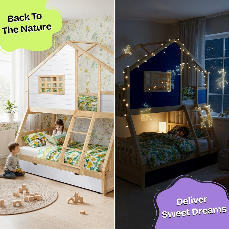 Treehouse Kid Bunk Bed for Fun and Adventure in Your Child's Room