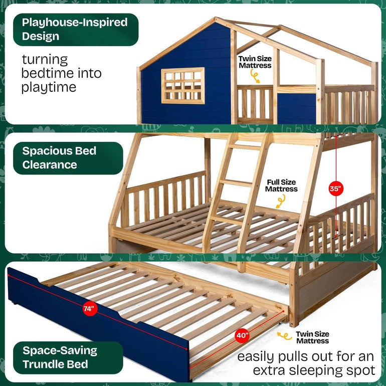 Treehouse Kid Bunk Bed for Fun and Adventure in Your Child's Room