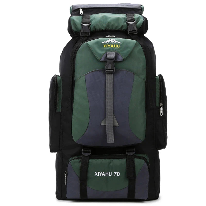 64L Waterproof Mountaineering Backpack – Large Capacity, Built for Adventure
