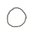 Hematite Bracelet 4 mm Faceted Rondelle Beads– Grounding Protection with Elegant Sparkle