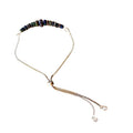 Ethiopian Opal Graduated Bar Bracelet with Adjustable Chain (October)