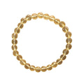 Citrine Bracelet 6 mm Faceted Round Beads – Abundance and Cheer