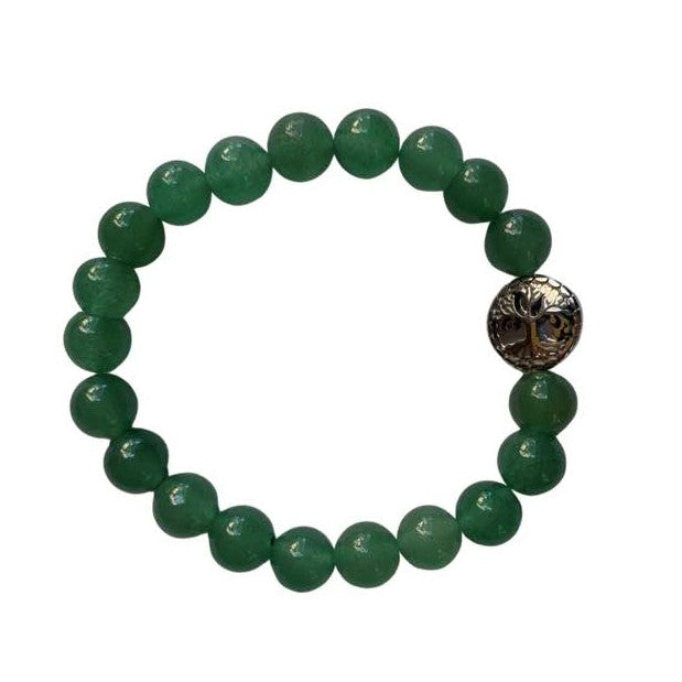 Green Aventurine Bracelet 8 mm Round Beads