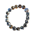 Hematite Bracelet 10 mm Chomper Beads
