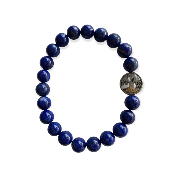 Lapis Lazuli Bracelet 8 mm Round Beads