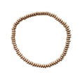 Hematite Bracelet 4 mm Matte Rondelle Beads 4mm  – Grounding Energy and Minimalist Elegance