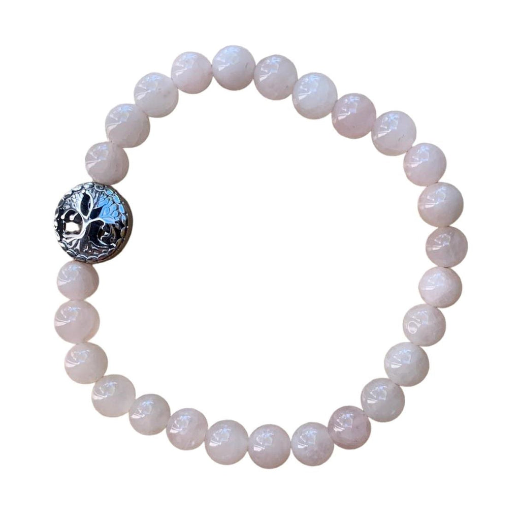 Rose Quartz Bracelet Round Beads 3 Sizes