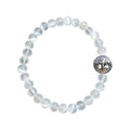 Selenite Bracelet Round Beads 2 Sizes