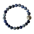 Sodalite Bracelet 8 mm Round Beads