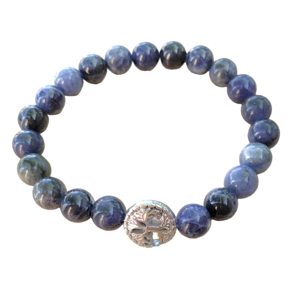 Sodalite Bracelet 8 mm Round Beads