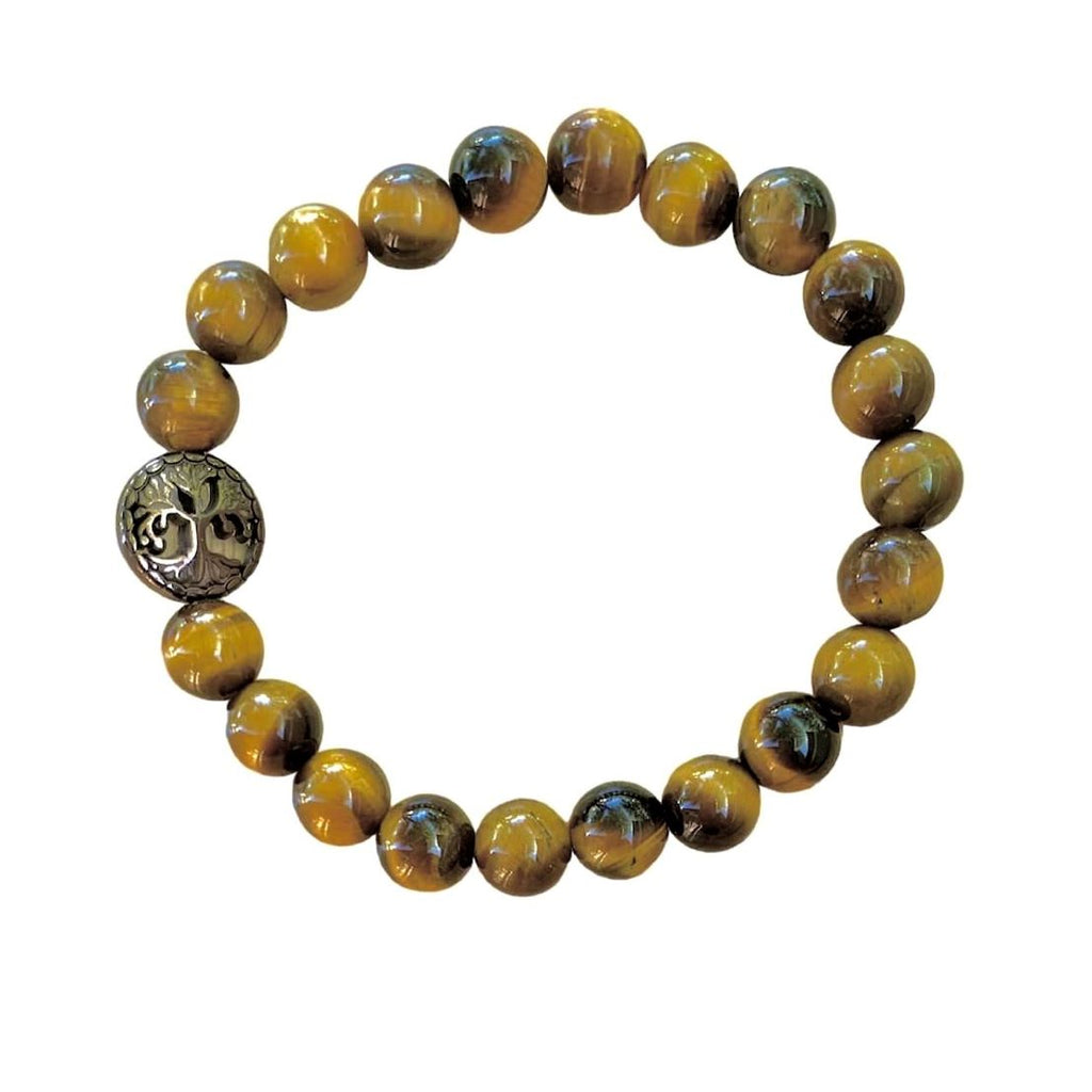 Tiger Eye Bracelet Round Beads 3 Sizes