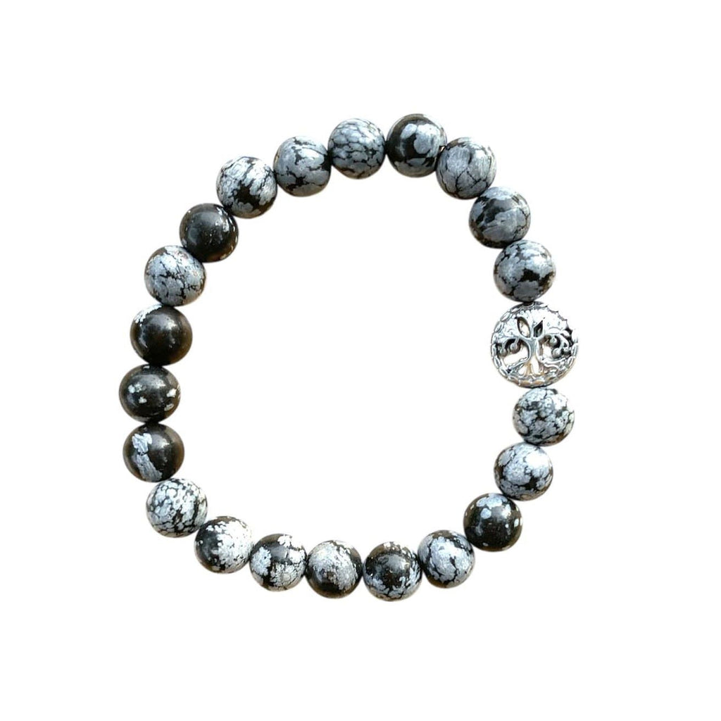 Snowflake Obsidian Bracelet – Celebrate Individuality in 3 sizes