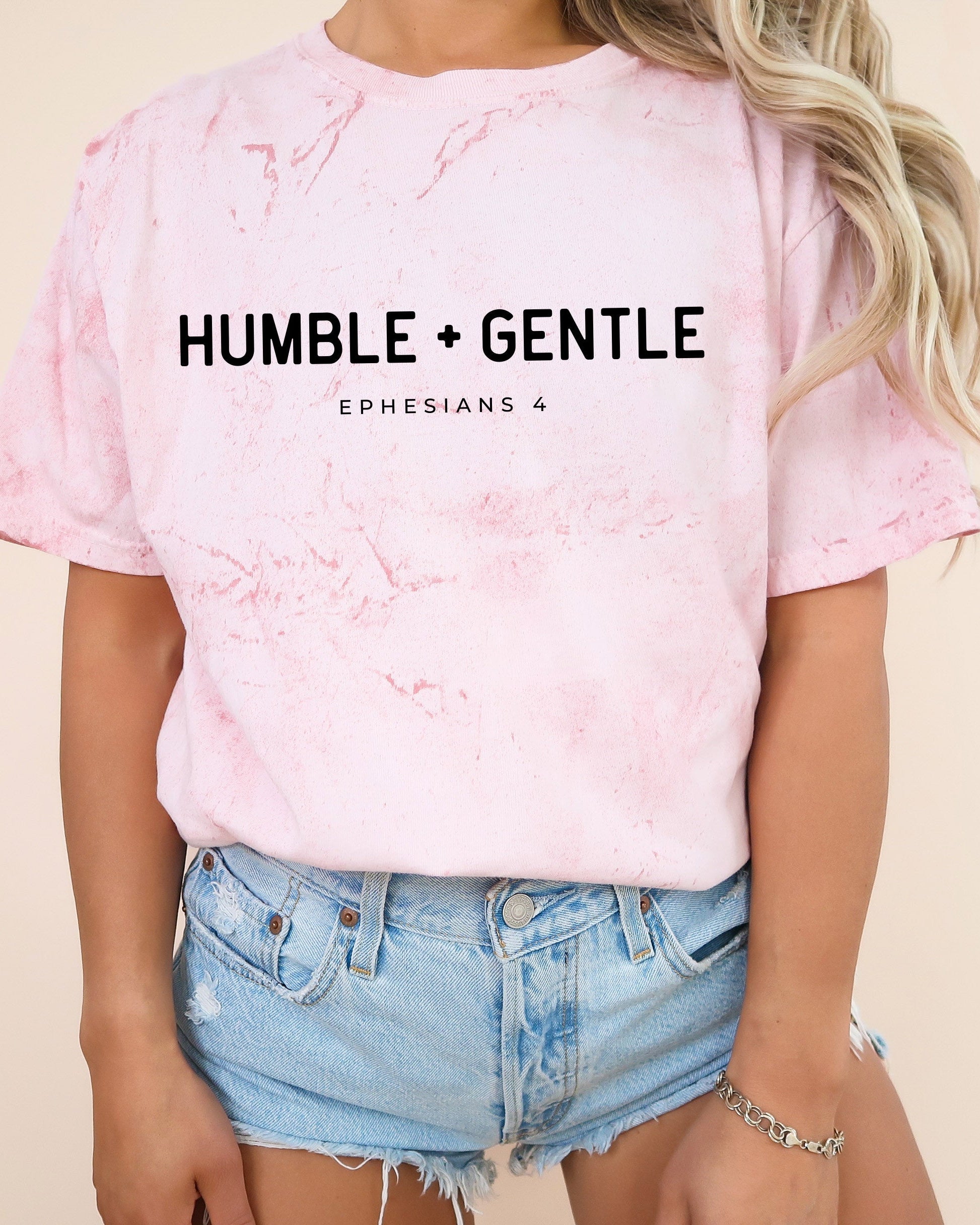Humble & Gentle Christian Comfort Colors Garment Dyed T Shirt