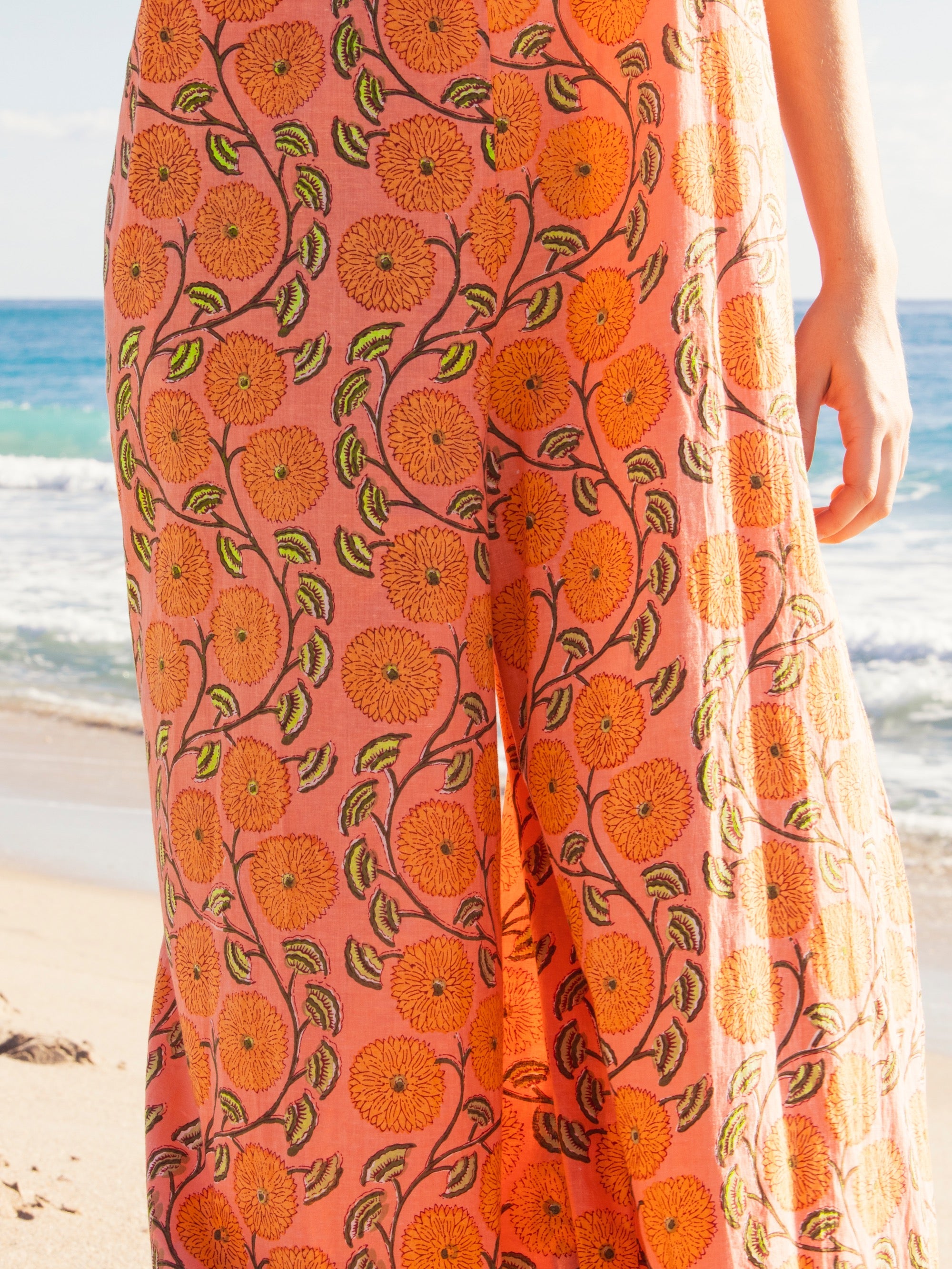 Angel Jumpsuit | Dahlia Peach
