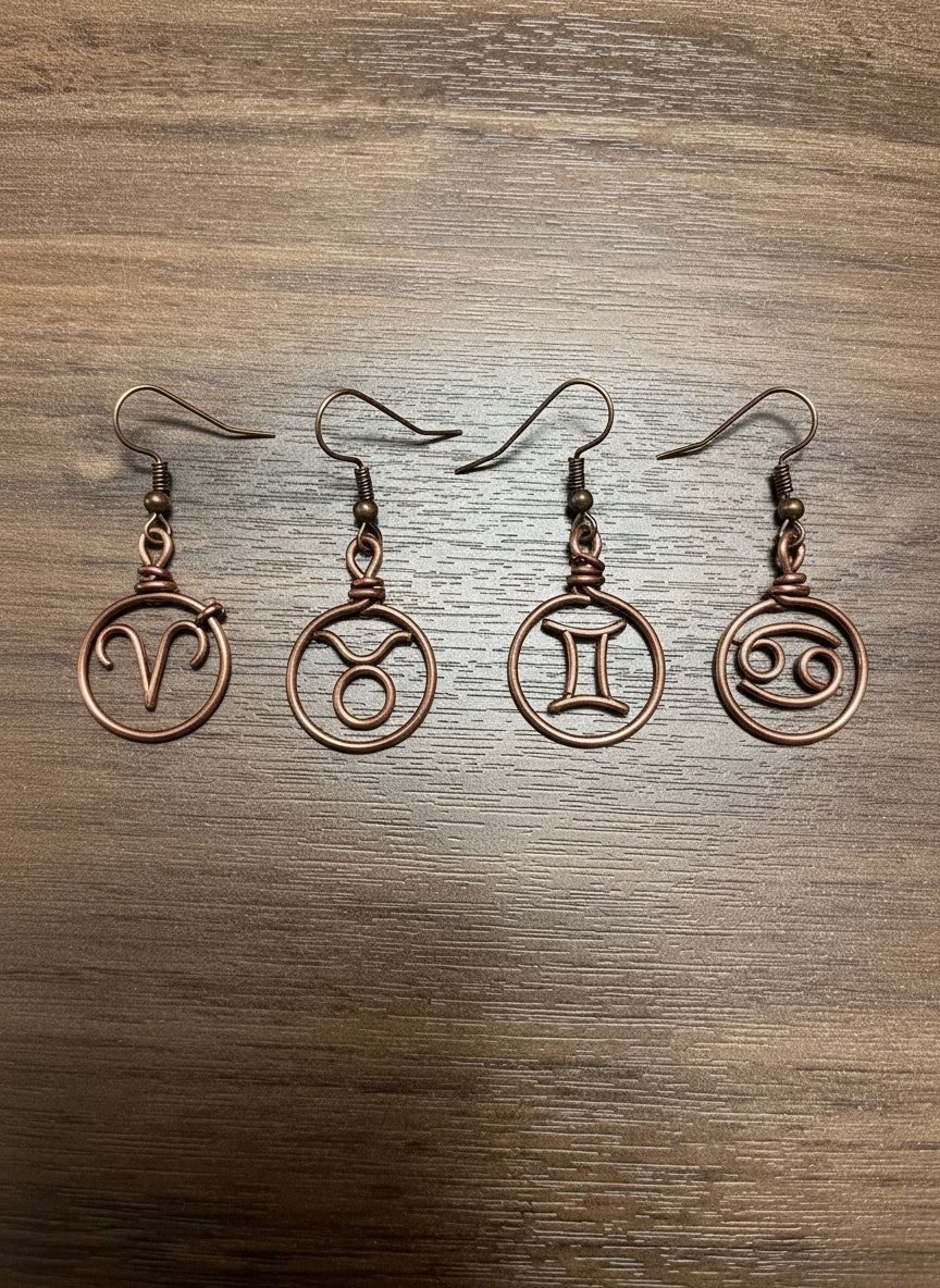 Zodiac Small Hoop Earrings