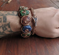 Wire Wrapped Copper Intention Bracelet