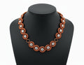 Copper Wire Wrapped Moissanite Tennis chain Design #3