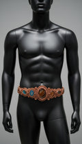 iamevibez Custom Wire Wrapped Agate Plate Belt Design # 3