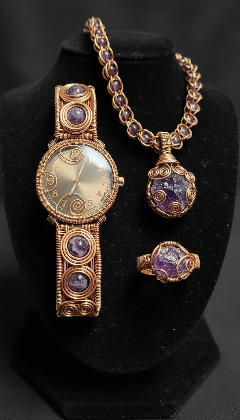 Amethyst Custom Copper Set #5