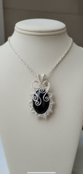 Wire Wrapped Oval Sun Necklace