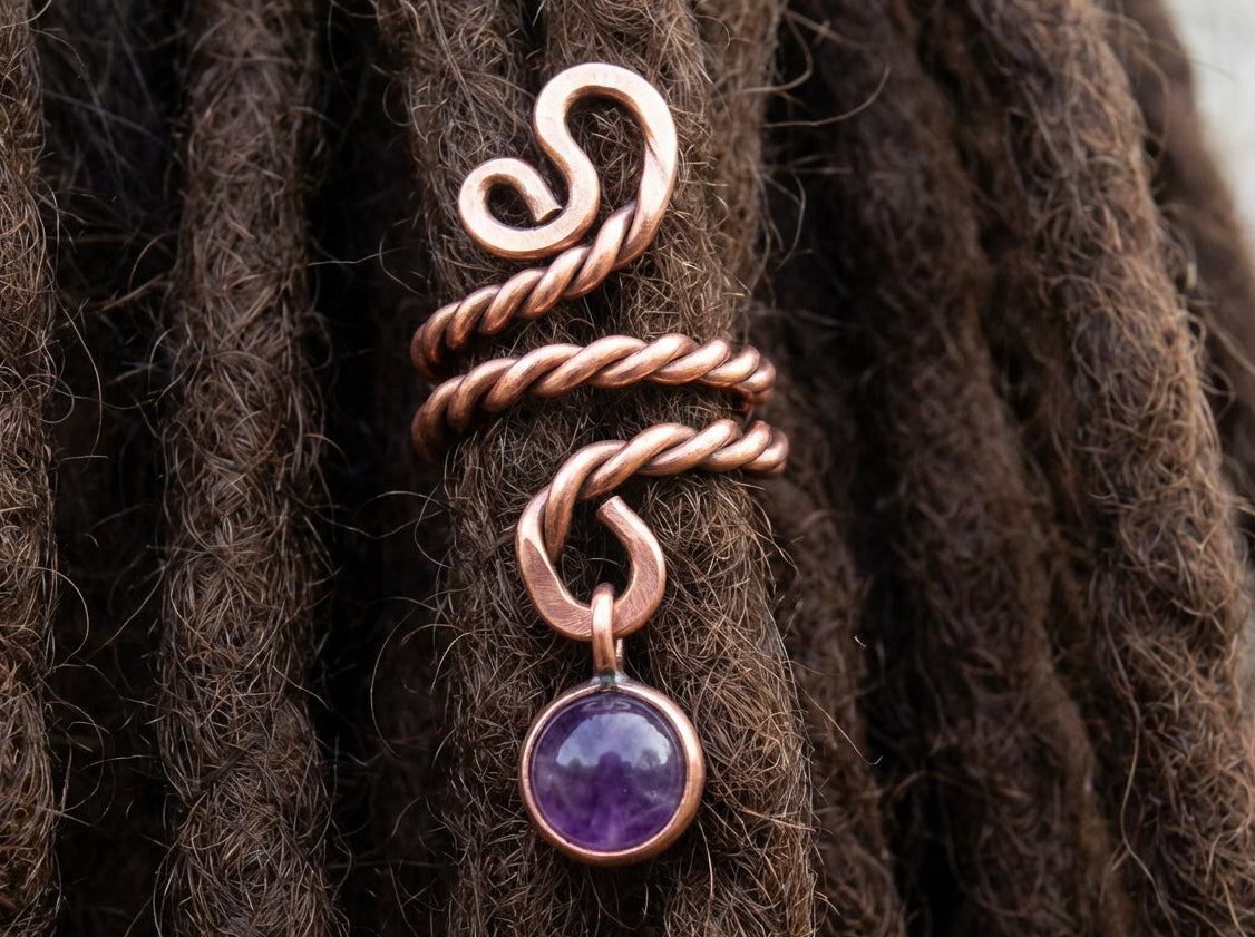 Mixed Stone Loc Accessories
