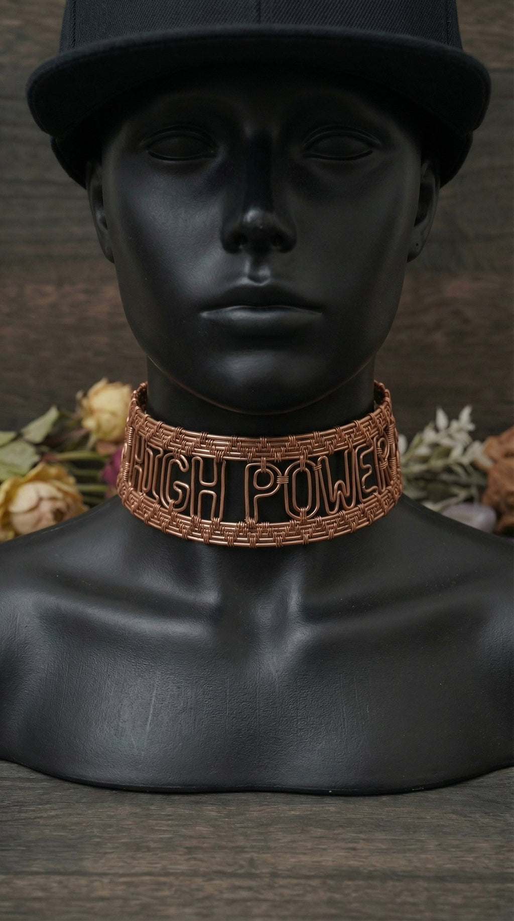Wire Wrapped High Power Neck Tattoo