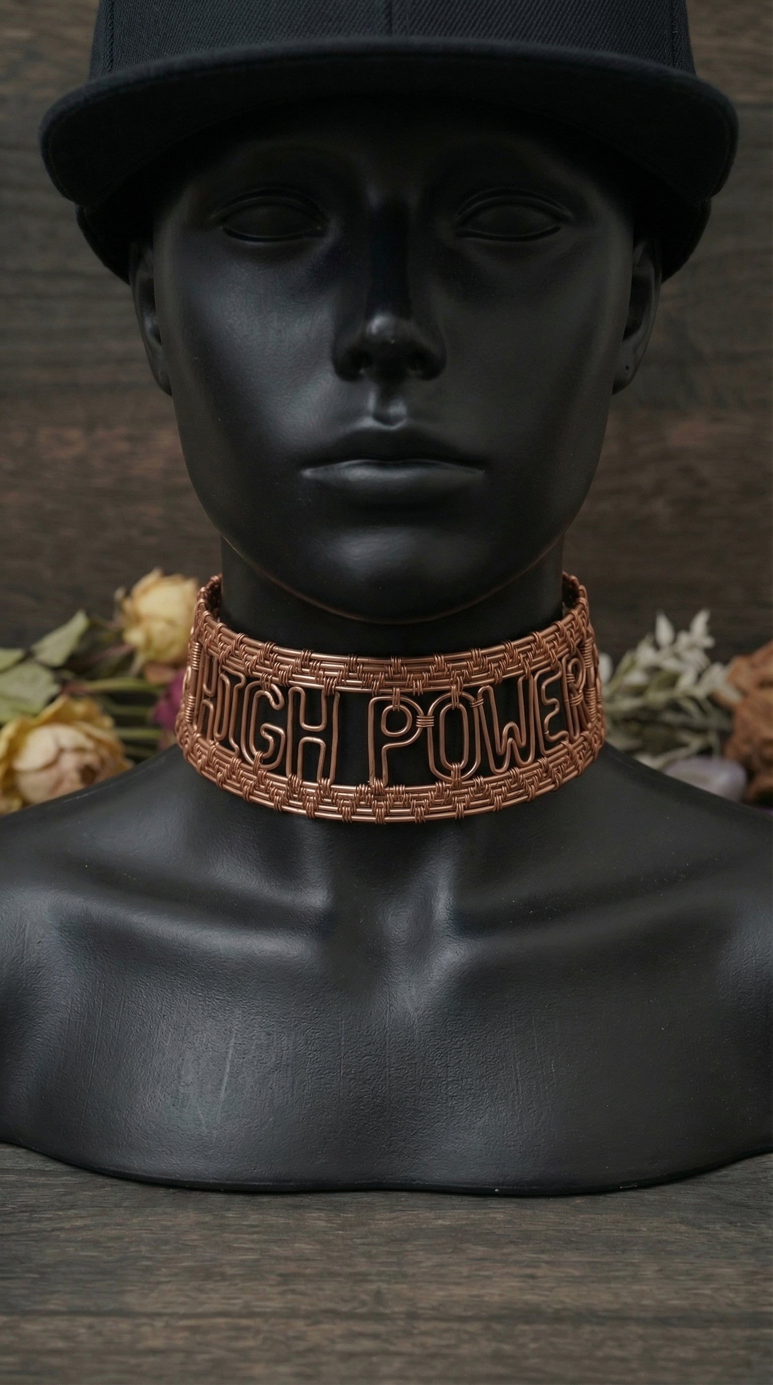 Wire Wrapped High Power Neck Tattoo