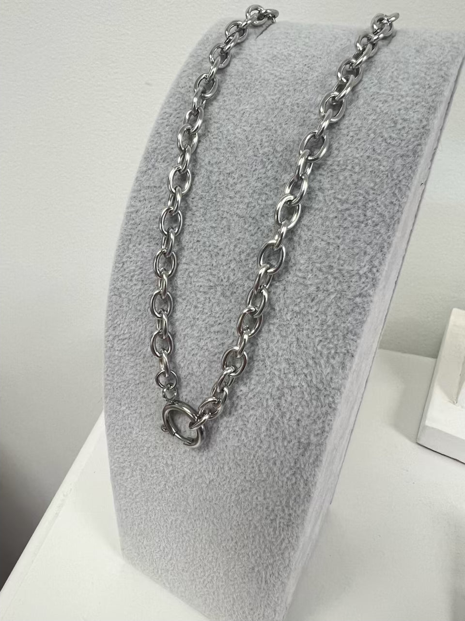 Silver charm bar necklaces