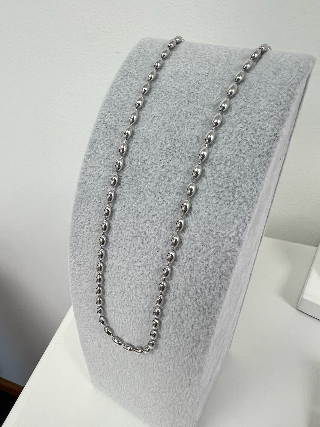 Silver charm bar necklaces