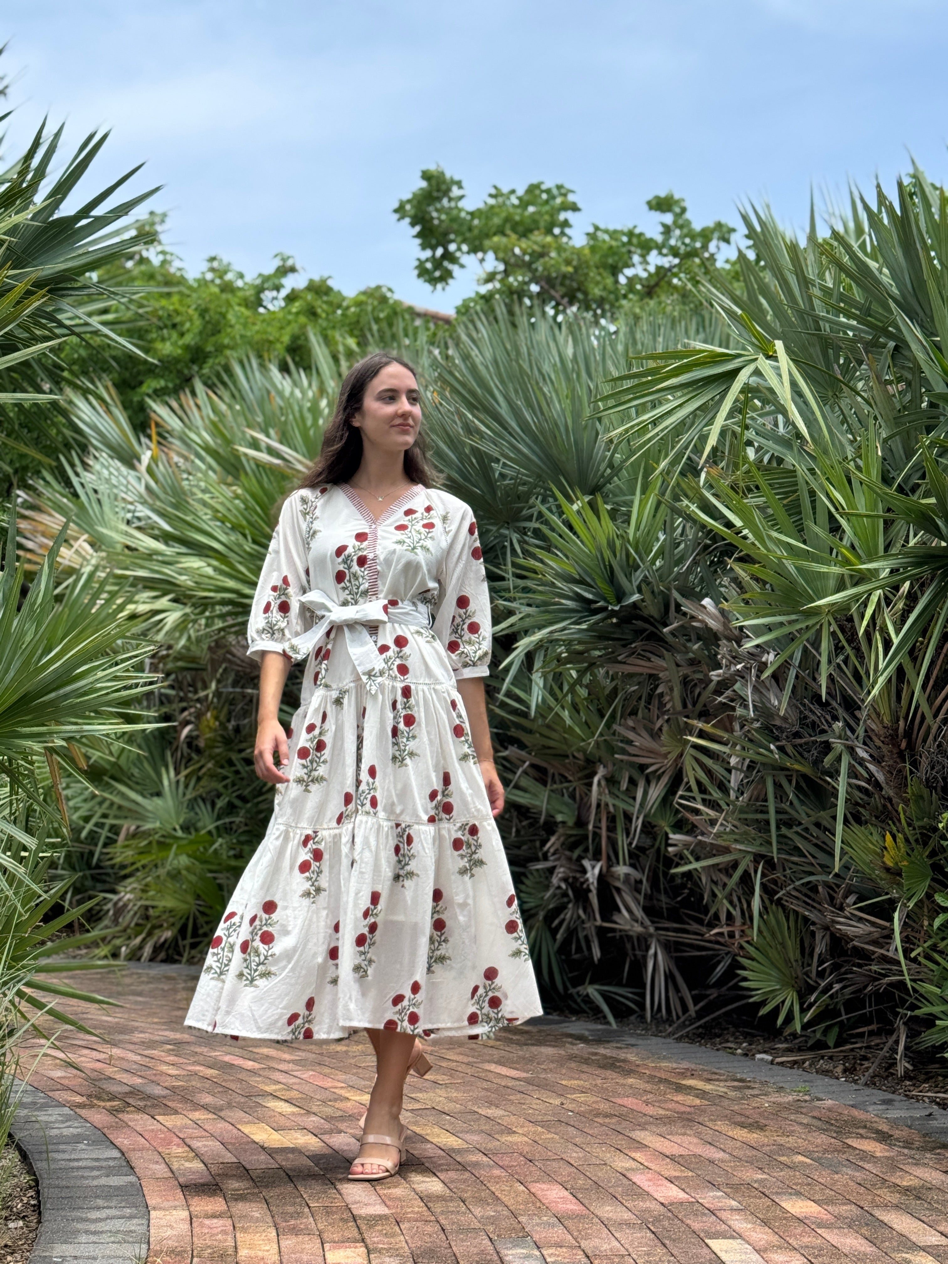 Botanica Maxi Dress | Rouge