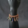 2 Energy Wire Wrapped Crystal Charm Bracelets