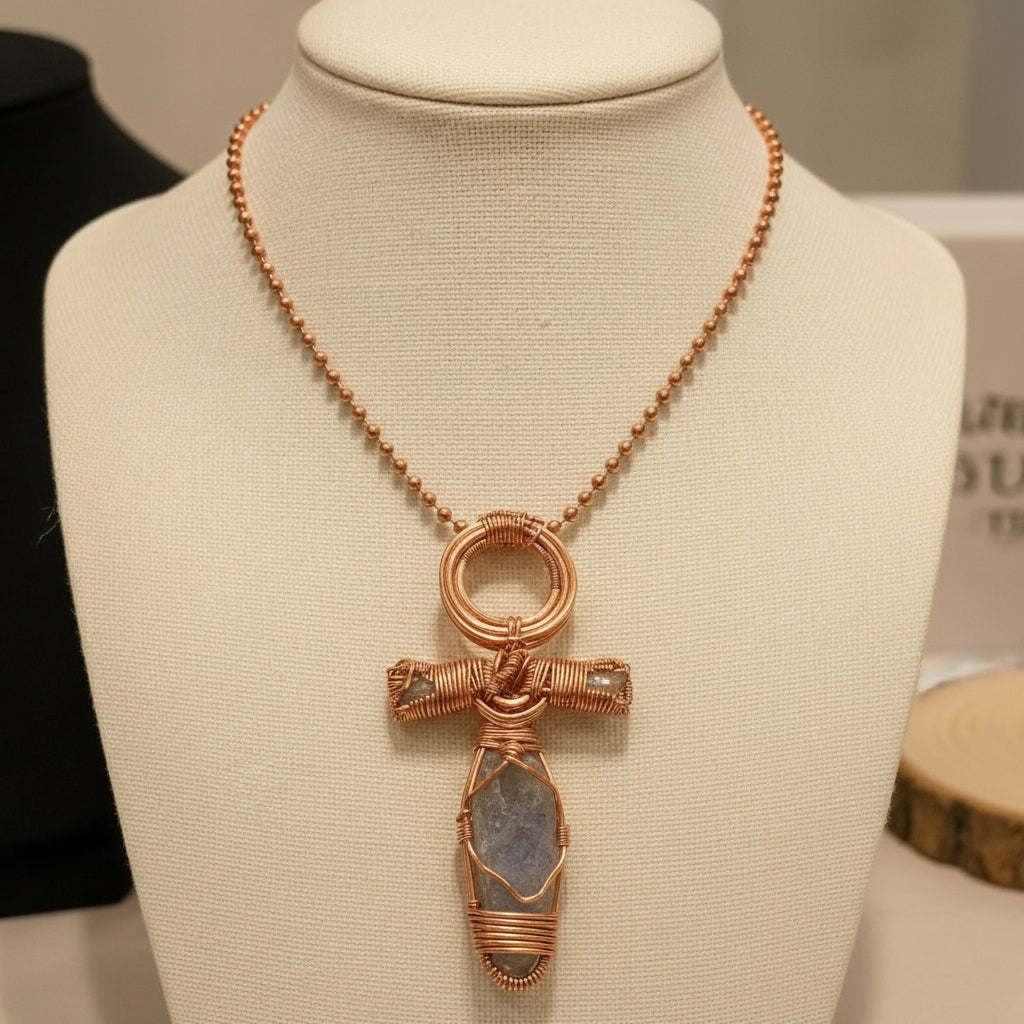 Copper Ankh Necklace