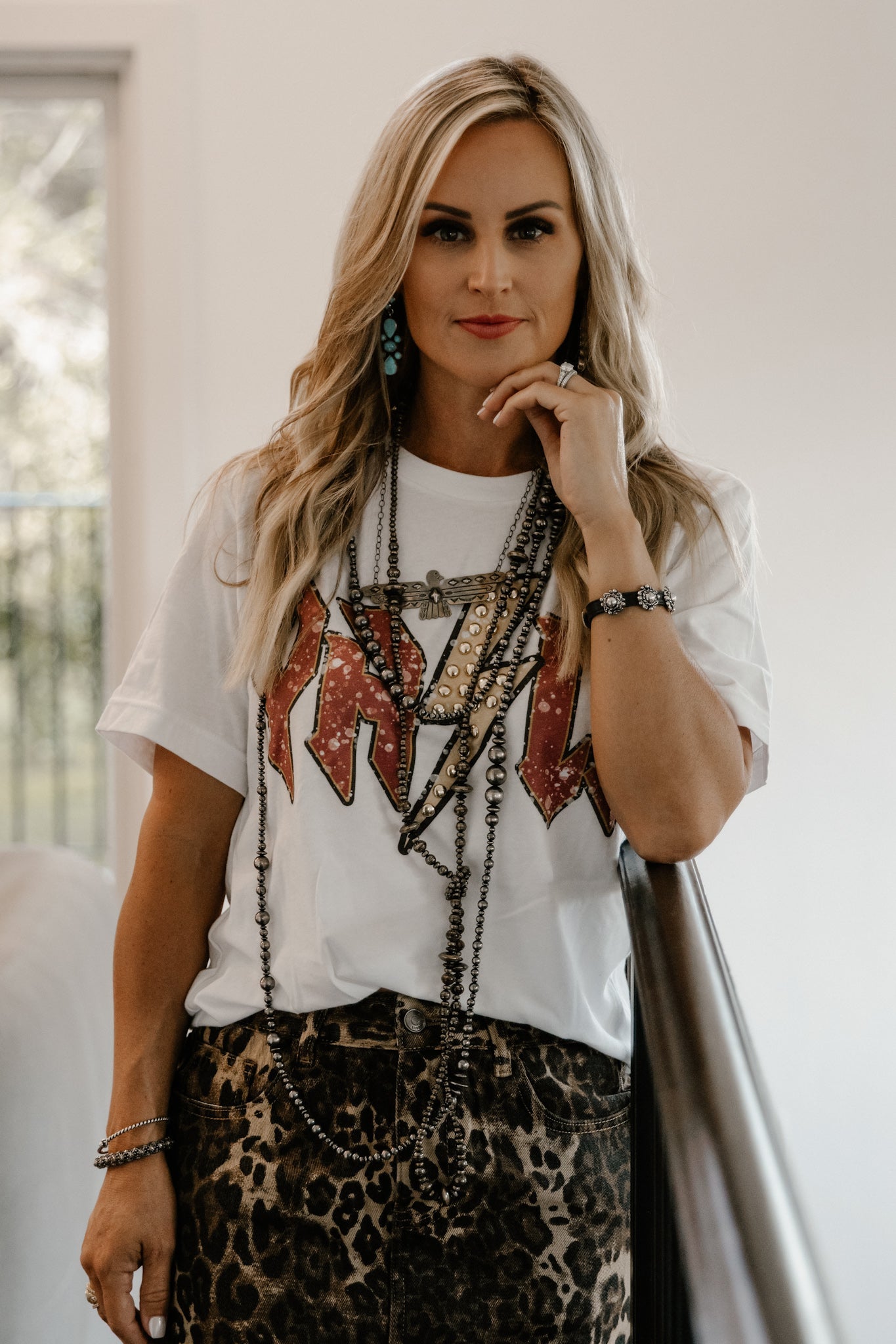 GINA PINK LABEL Y'ALL TEE