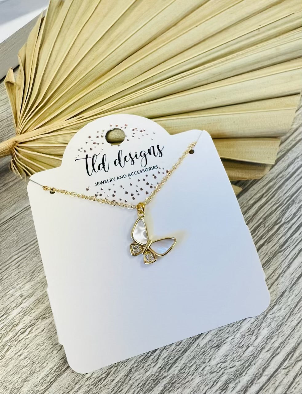 Gold Butterfly Necklace
