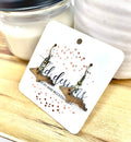 Michigan U.P. Wood Earrings