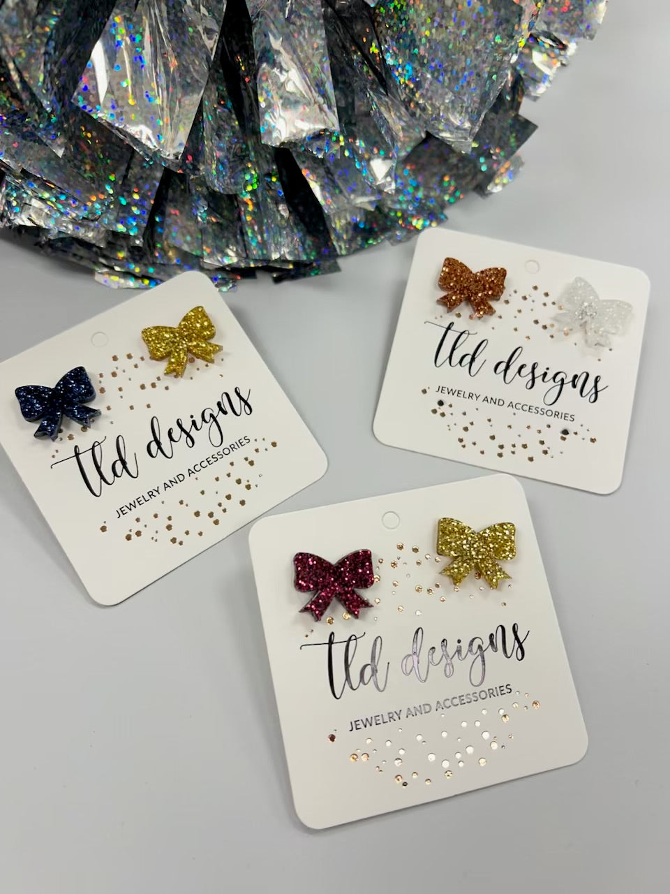 Game Day Bow Studs