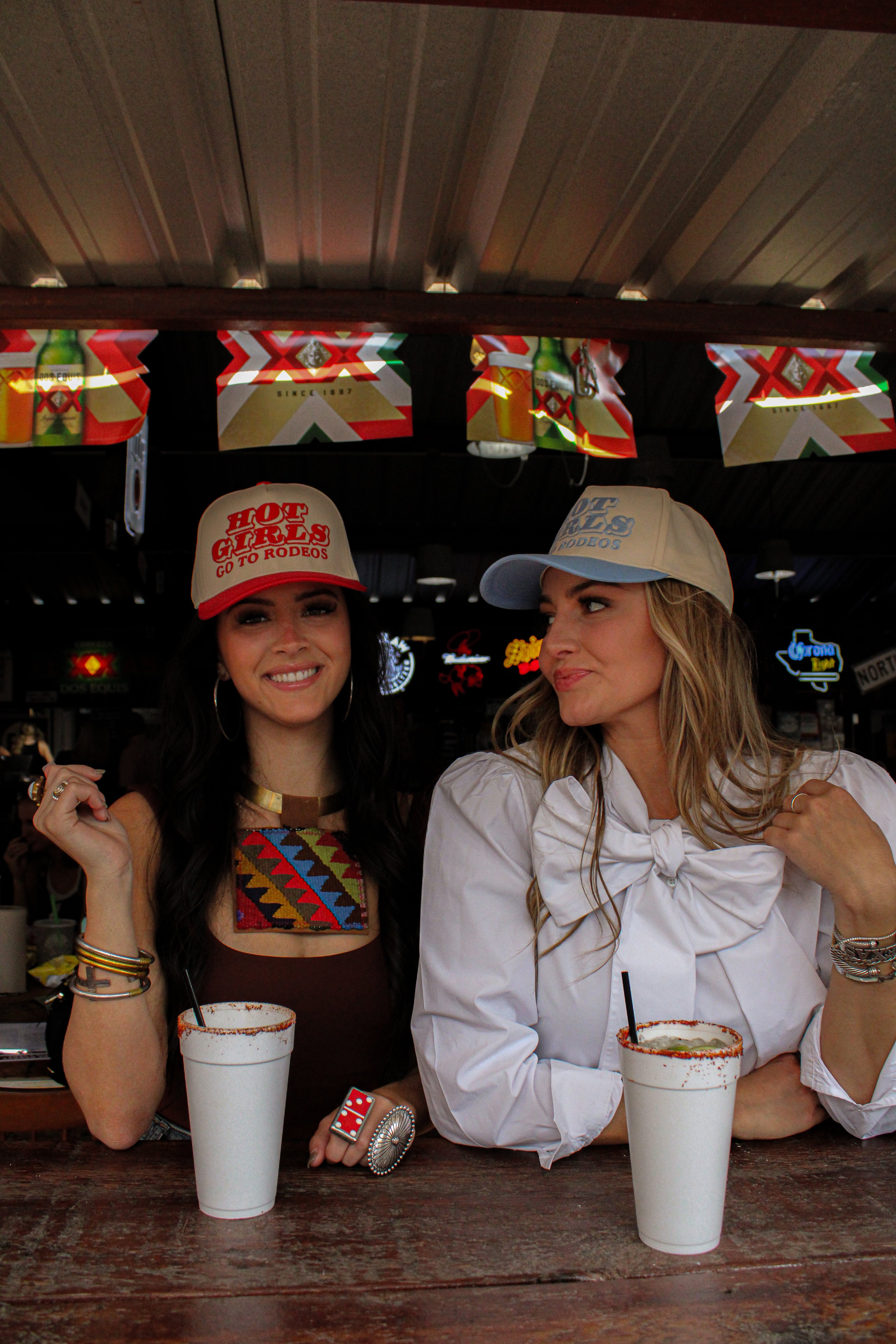 HOT GIRLS GO TO THE RODEO CANVAS CAP