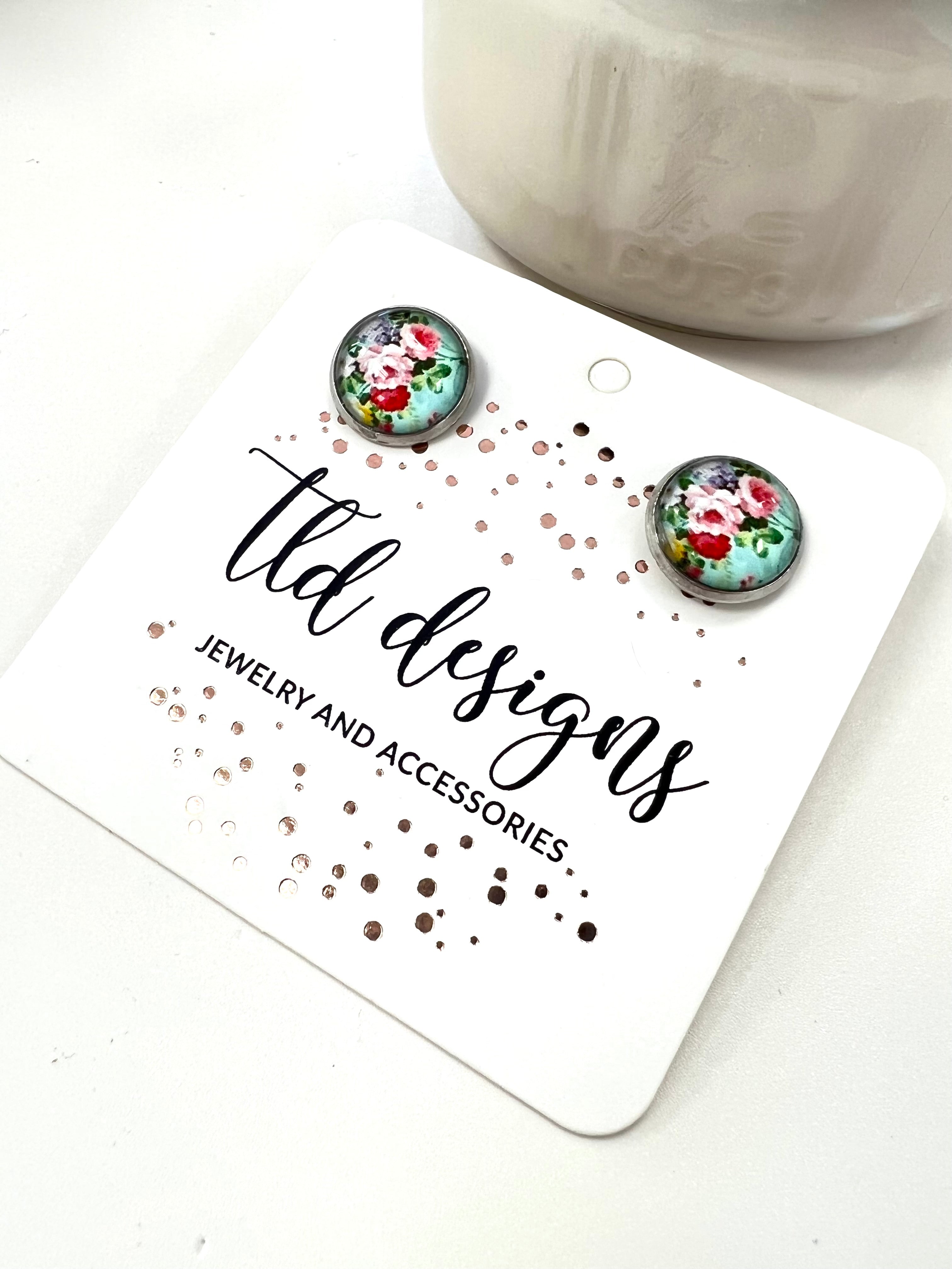 Floral Studs