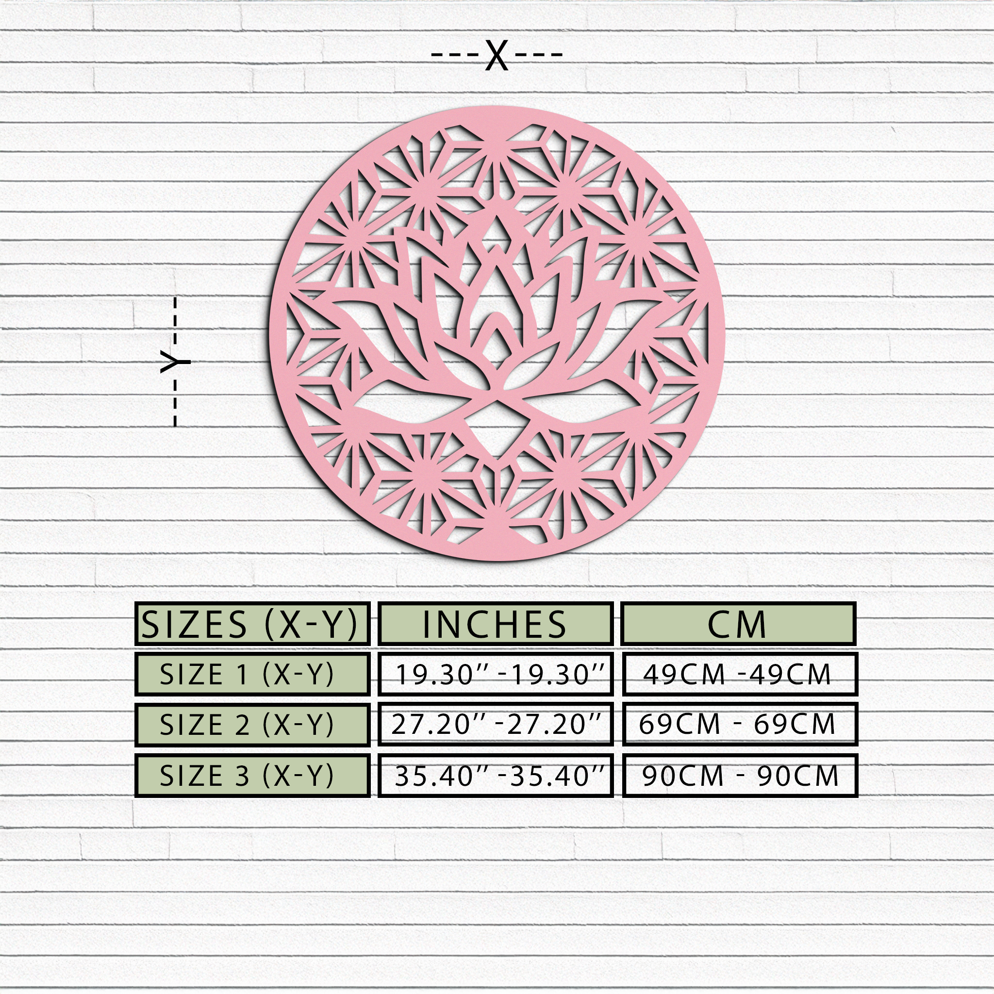 Pink Lotus Flower Metal Wall Art – Elegant Spiritual Bloom Design - KAFGP006