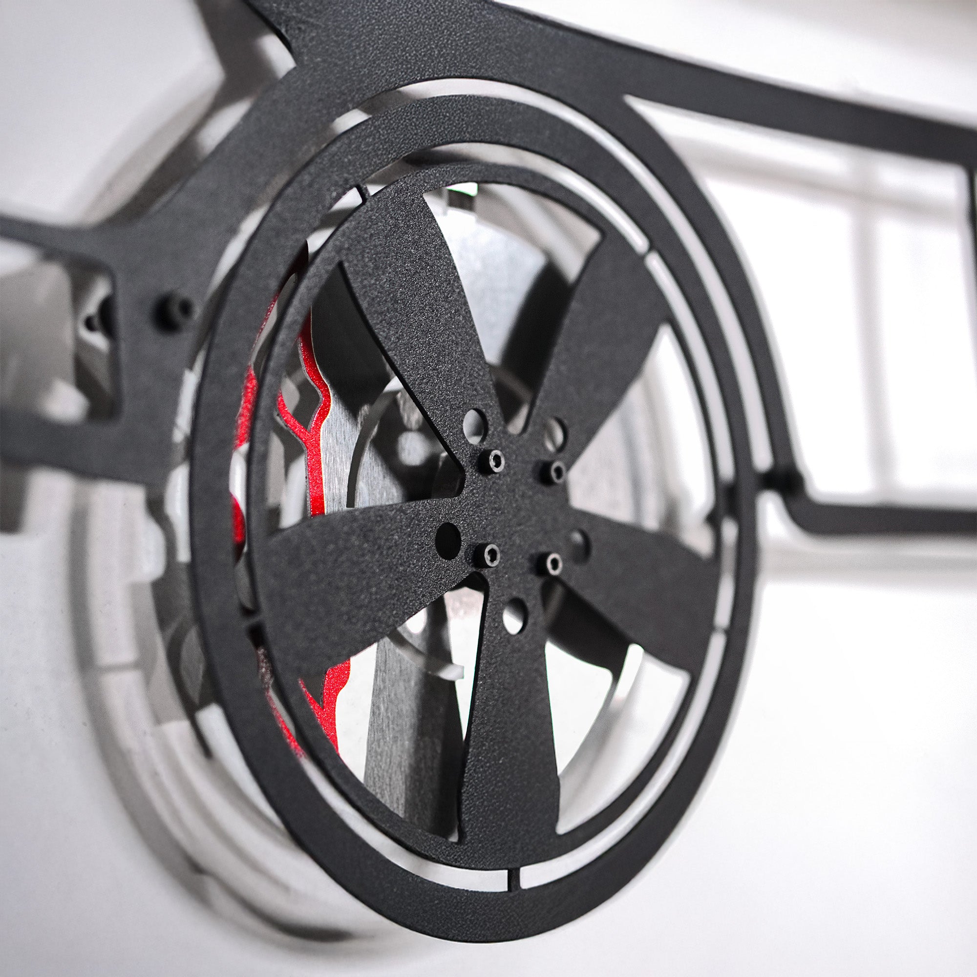 1969 Chevrolet Camaro Wall Art – Classic Steel Silhouette with Spinning Wheels-KAFMEKA021