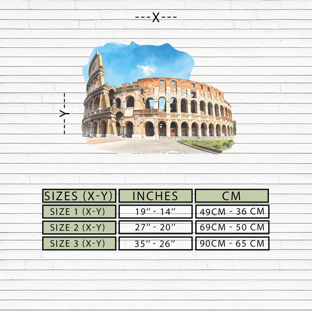 Colosseum Metal Wall Art – Ancient Rome Landmark Decor-KAFUVM023