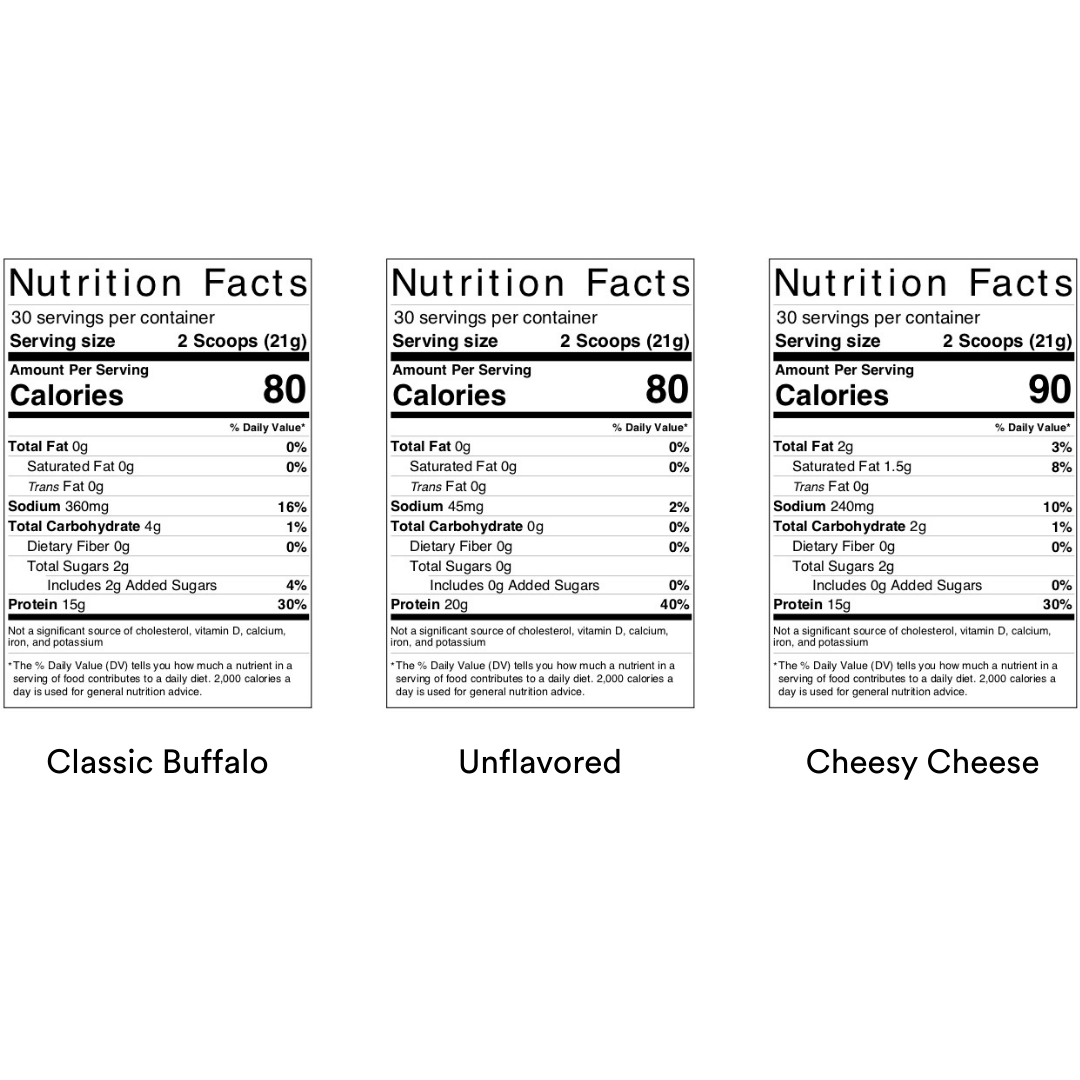 Meal Boosters Sampler: 6 x (Individual Serving Options*)