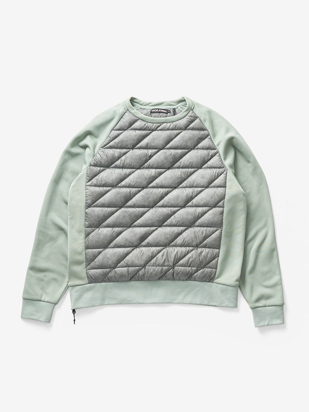 Down Crew Sweater - Slate Gray