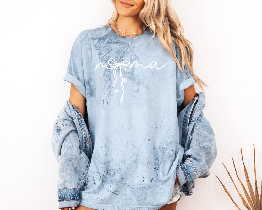 Mama Ribbon Comfort Colors T Shirt