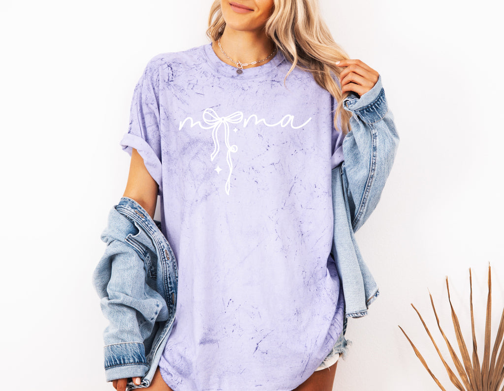 Mama Ribbon Comfort Colors T Shirt